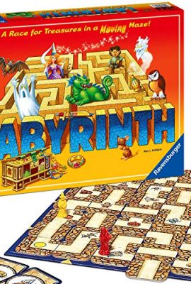 Ravensburger Labyrinth Family Board Game for Kids and Adults Age 7 and Up – Millions Sold, Easy to Learn and Play with Great Replay Value (26448) | SantaBILT®
