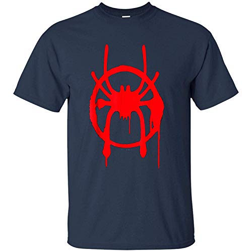 WillieTravis Marvel Spider Spiderverse Miles Symbol Tag Cool T-Shirt | SantaBILT®