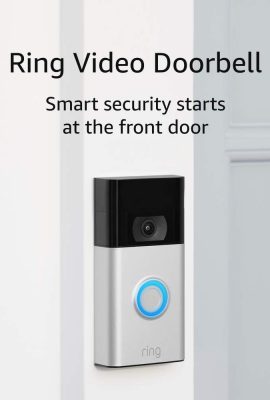 Ring Video Doorbell – newest generation, 2020 release – 1080p HD video, improved motion detection, easy installation – Satin Nickel | SantaBILT®
