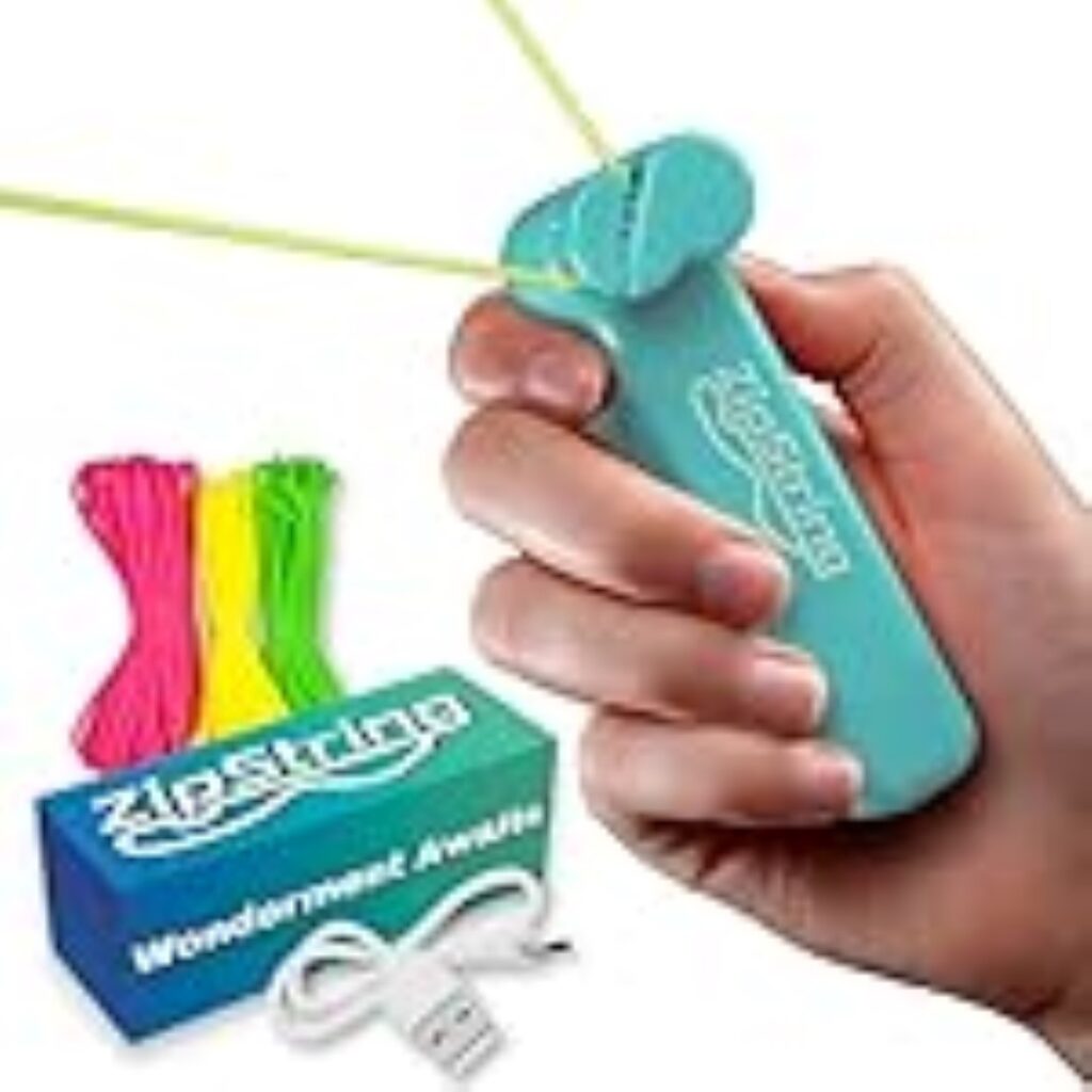 ZipString Experience The Magic of Flight | As Seen on Shark Tank | Toy Rope Launcher | Propel a Light and Fuzzy String Loop to Soaring Heights (Ages 8+) | SantaBILT®