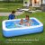 WOW! Swimming Pool with Pump-Inflatable Kiddie Pool-122”x70”x 27”Full-Sized Pools Above Ground-Thickened Blow Up Pool – Swim Center for Kids, Adults, Outdoor, Water Party,for Ages 3+ | Under $100