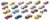 Hot Wheels Toy Cars 20-Pack, Set of 20 Die-Cast 1:64 Scale Toy Sports & Race Vehicles for Kids & Collectors (Styles May Vary)