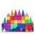 PicassoTiles 60 Piece Set 60pcs Magnet Building Tiles Clear Magnetic 3D Building Blocks Construction Playboards…