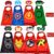 Superhero Capes and Masks for Halloween Cosplay Double Side Toy For Kids Best Gifts Yellow